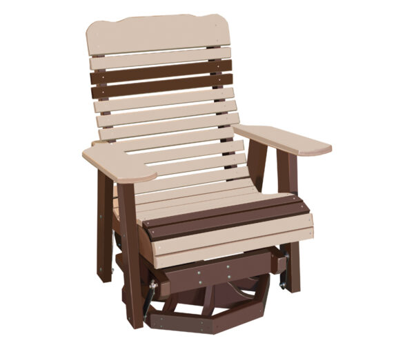 2' High Curve Back Swivel Glider