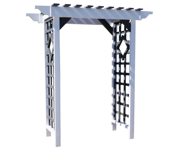48" Walk Through Vinyl Arbor